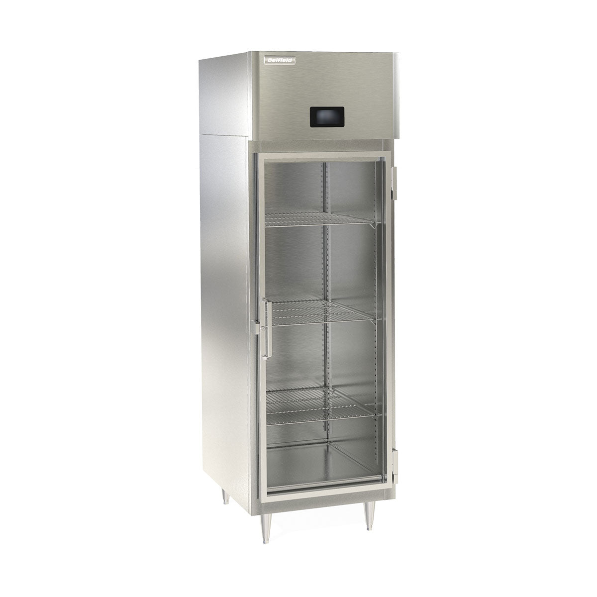 Delfield DSLF1-G 26.52-Inch Reach-In Glass Door Freezer β 1 Door