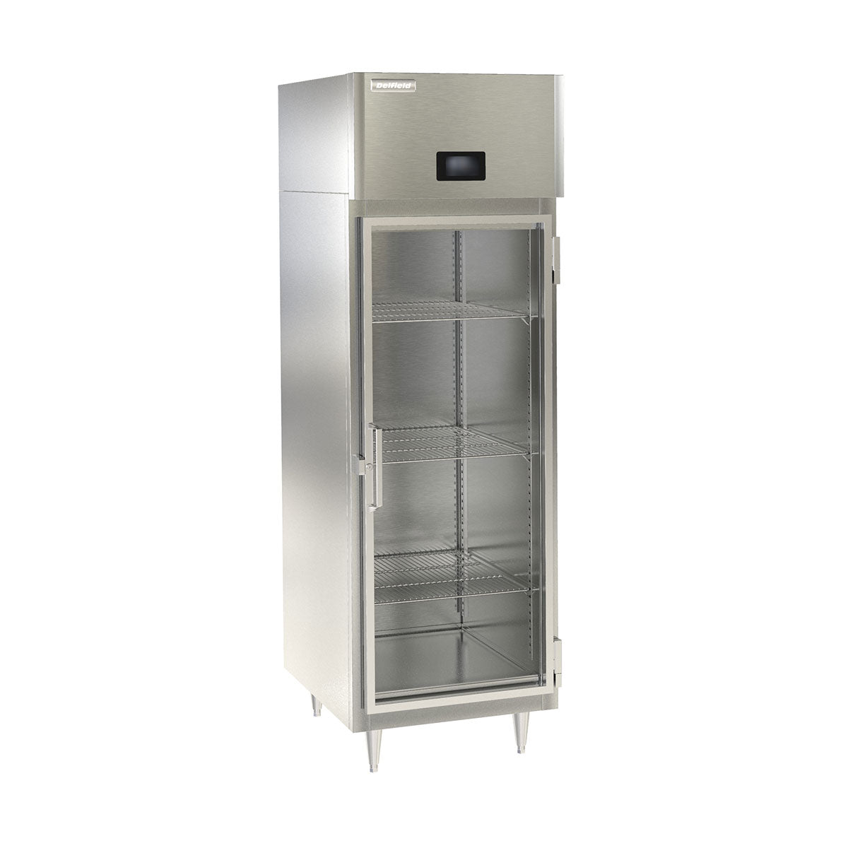 Delfield DSLR1-G 26.52-Inch Reach-In Glass Door Refrigerator β 1 Door