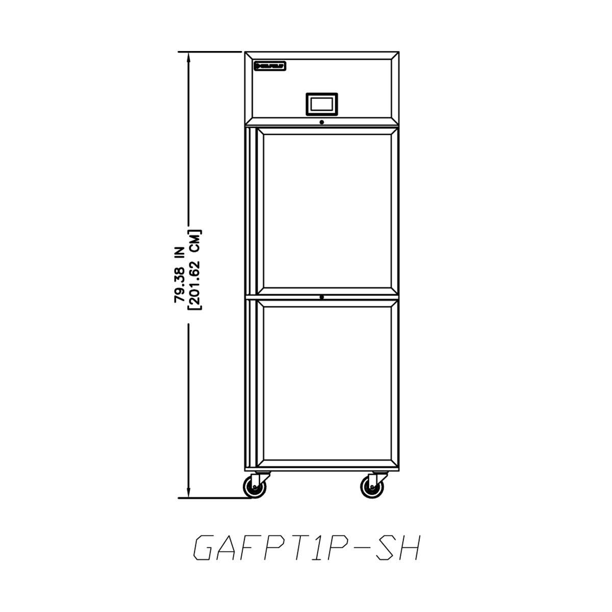 Delfield GAFPT1P-SH 27.4-Inch Pass-Thru Freezer β 4 Doors