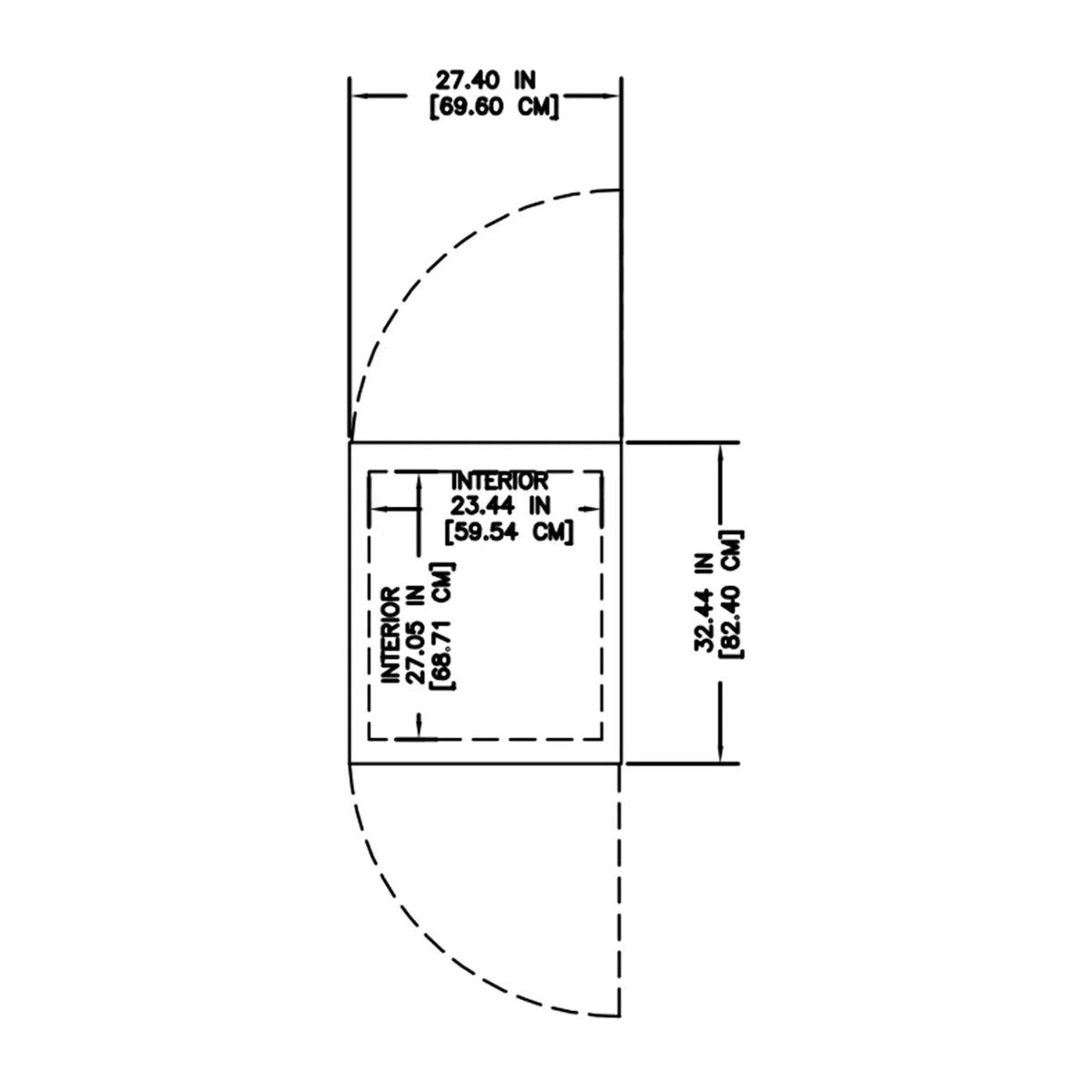Delfield GARPT1P-GH 27.4-Inch Pass-Thru Glass Door Refrigerator — 4 Doors