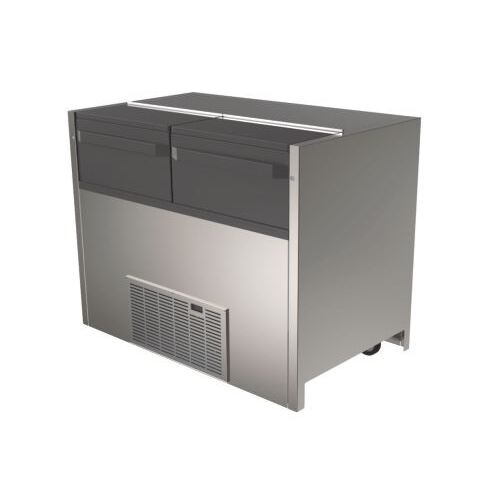 Delfield NLFACP-12 54-Inch School Milk Cooler — 12 crates