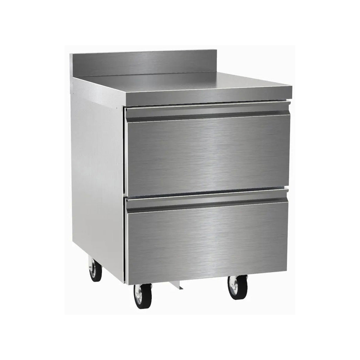 Delfield STD4427NP 27-Inch Commercial Worktop Refrigerator — 2 drawers