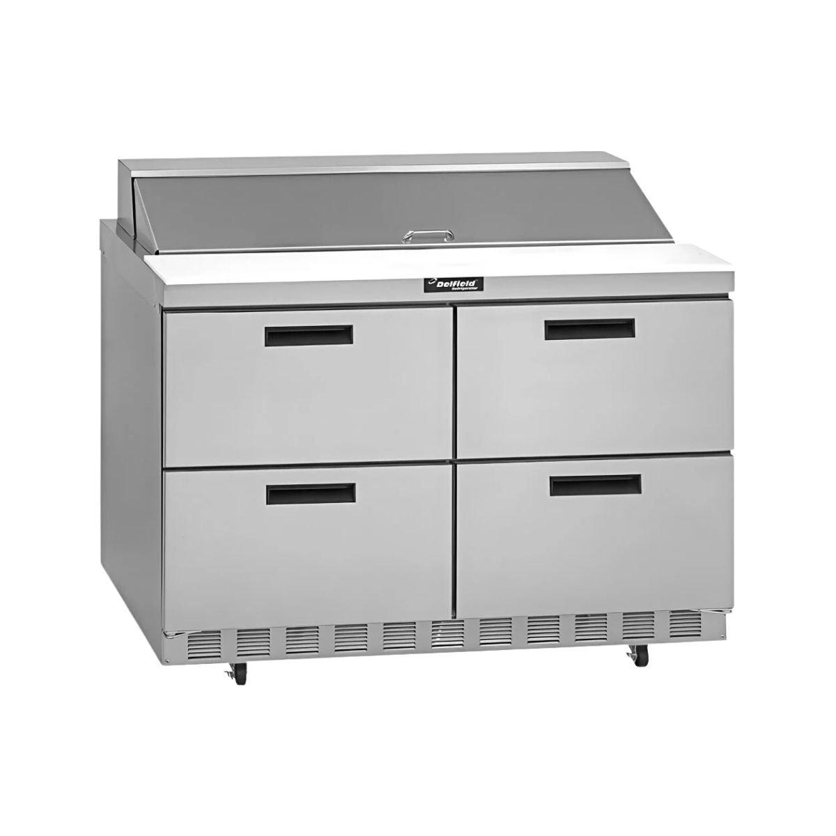 Delfield STD4448NP-12M 48.13-Inch Sandwich & Salad Prep Table β 12 Pans, 4 drawers
