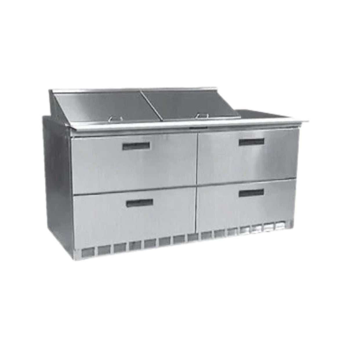 Delfield STD4460NP-12 60.13-Inch Sandwich & Salad Prep Table β 12 Pans, 4 drawers