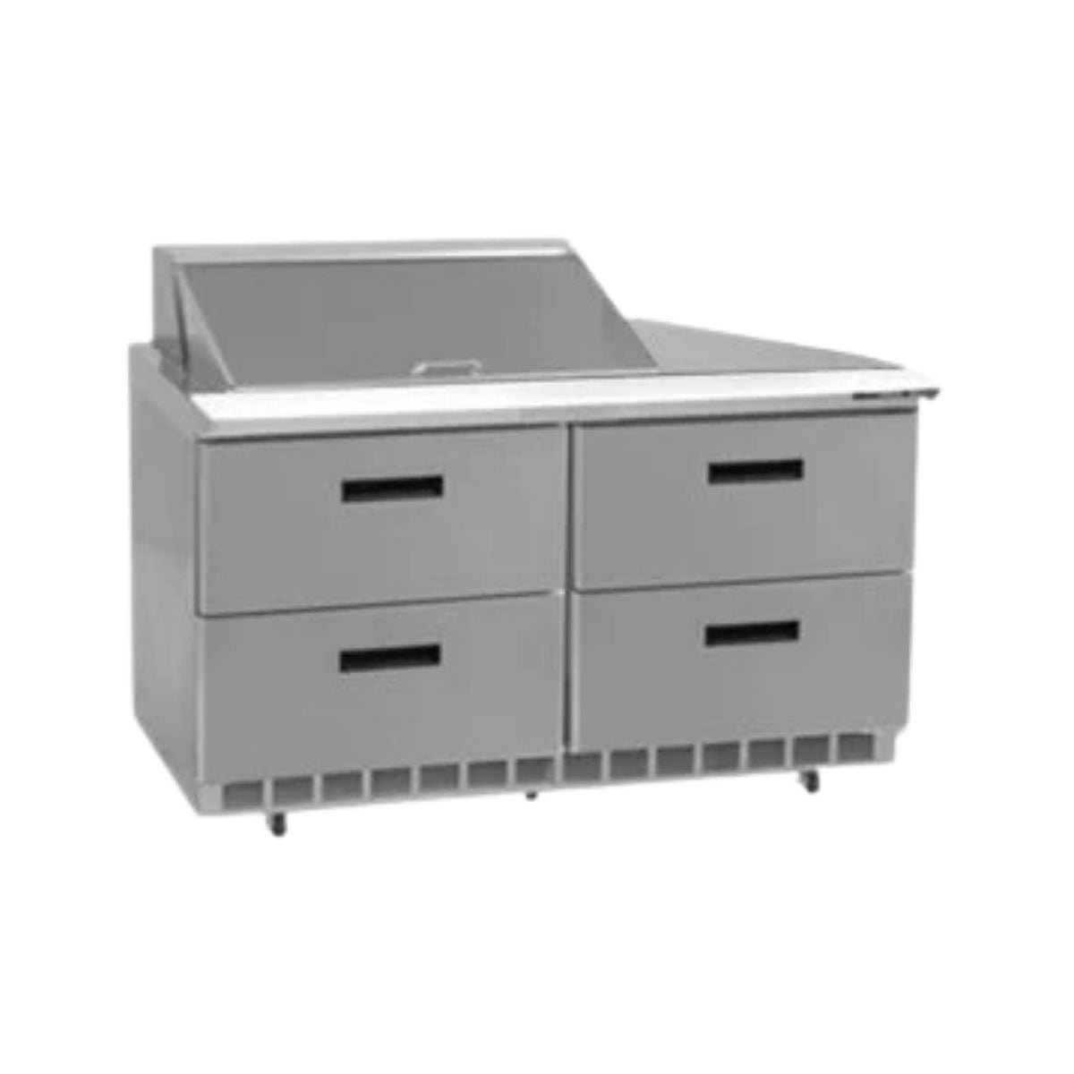 Delfield STD4460NP-12M 60.13-Inch Sandwich & Salad Prep Table β 12 Pans, 4 drawers