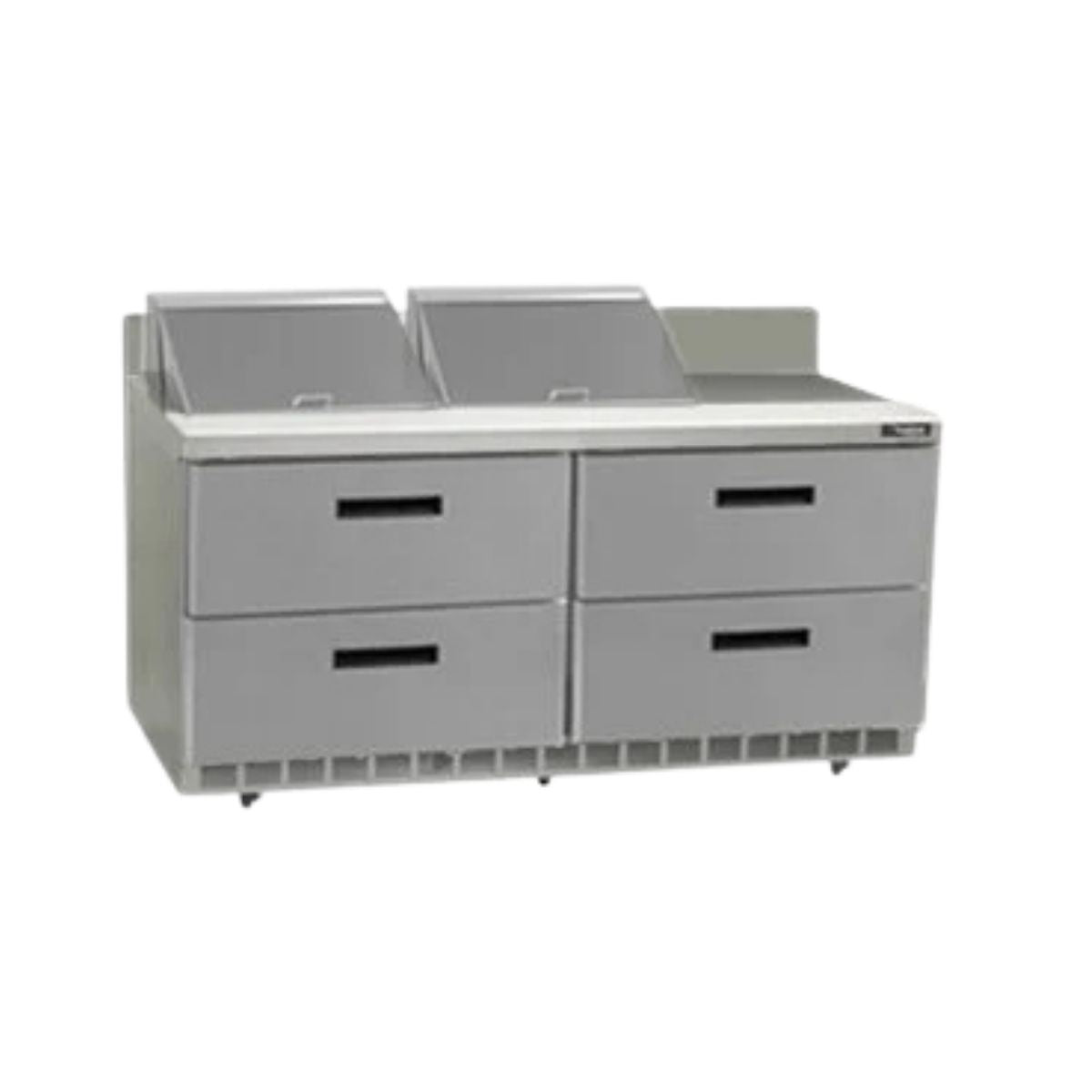 Delfield STD4464NP-12 64.13-Inch Sandwich & Salad Prep Table β 12 Pans, 4 drawers