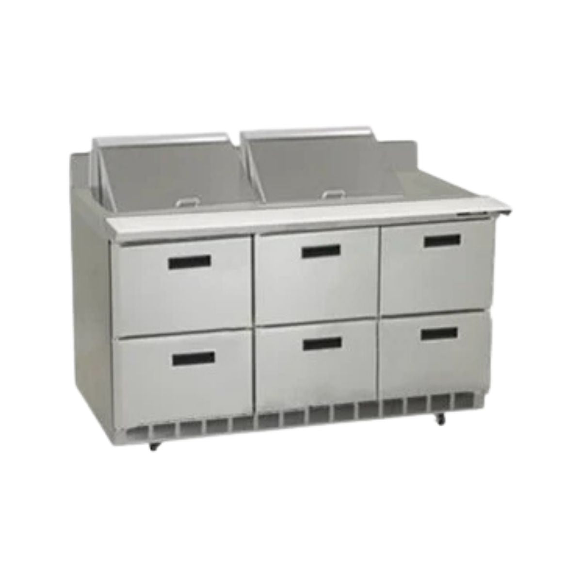 Delfield STD4472NP-24M 72.13-Inch Sandwich & Salad Prep Table β 24 Pans, 6 drawers
