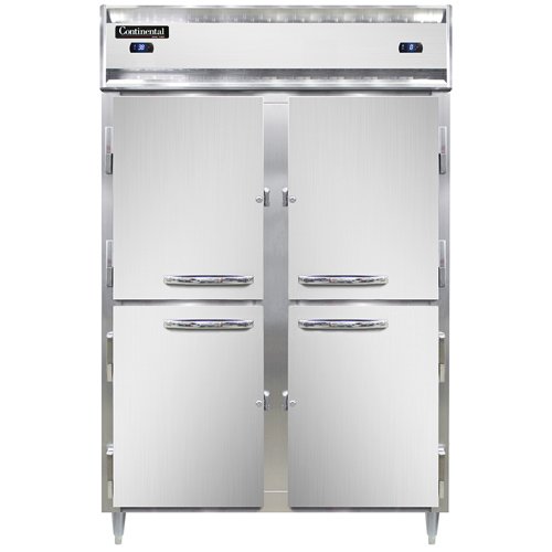 Continental Refrigerator D2RFNPTHD 52-Inch Refrigerator / Freezer — 4 Doors, Stainless Steel Front
