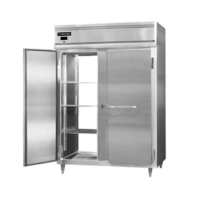 Continental Refrigerator D2RFNSSPT 52-Inch Refrigerator / Freezer β 4 Doors, Stainless Steel Exterior