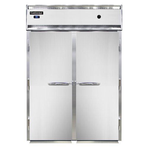 Continental Refrigerator DL2WI-E 68.5-Inch Roll-In Heated Holding Cabinet — 2 Doors, Stainless Steel Front
