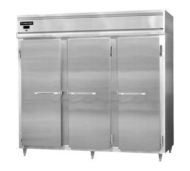 Continental Refrigerator D3RENSA 85.5-Inch Reach-In Refrigerator — 3 Doors, Stainless Steel Exterior