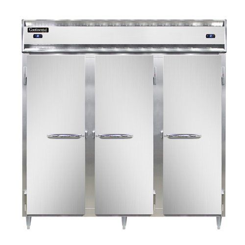 Continental Refrigerator D3RRFNPT 78-Inch Refrigerator / Freezer β 6 Doors, Stainless Steel Front