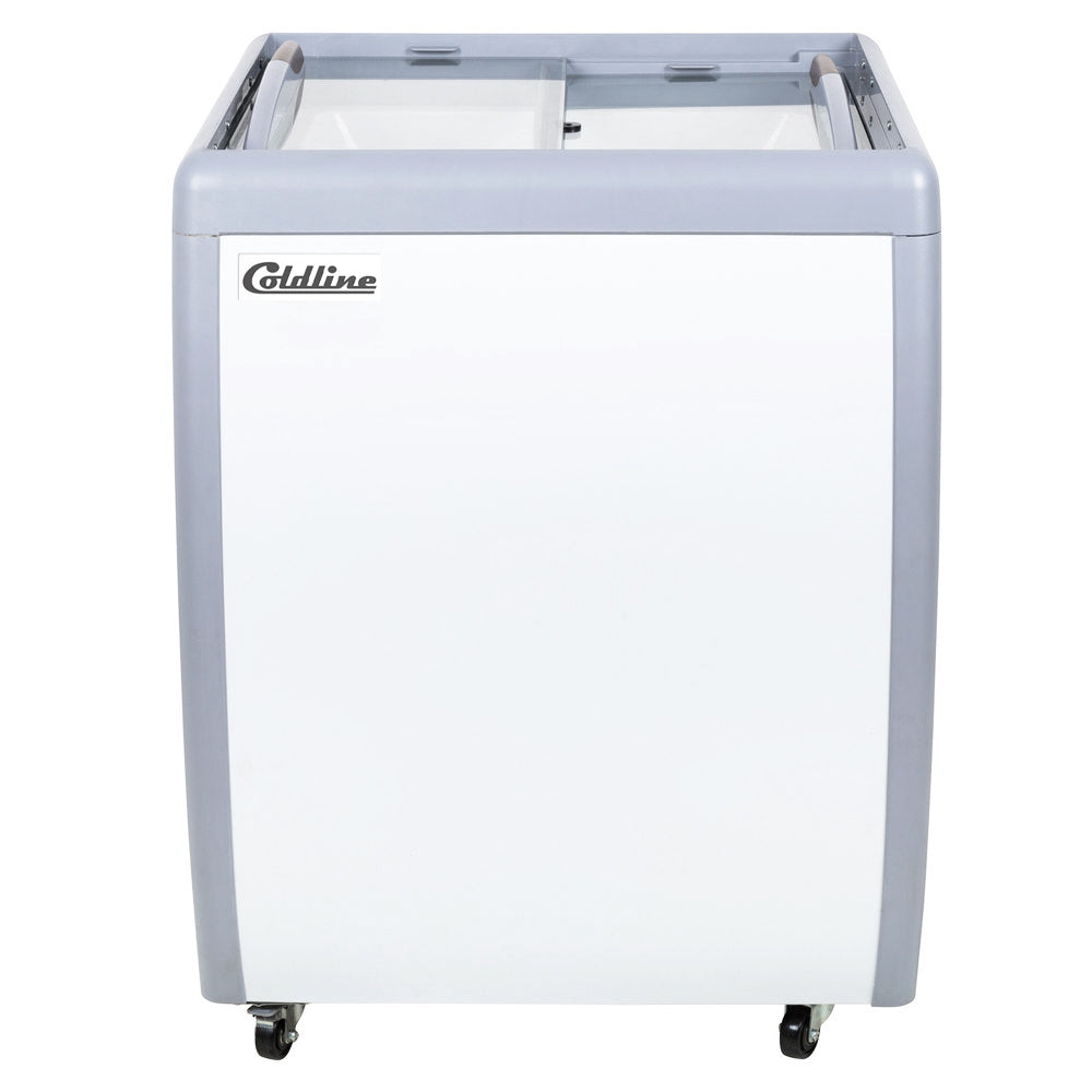 Coldline DP-160 ice cream dipping cabinet, front view