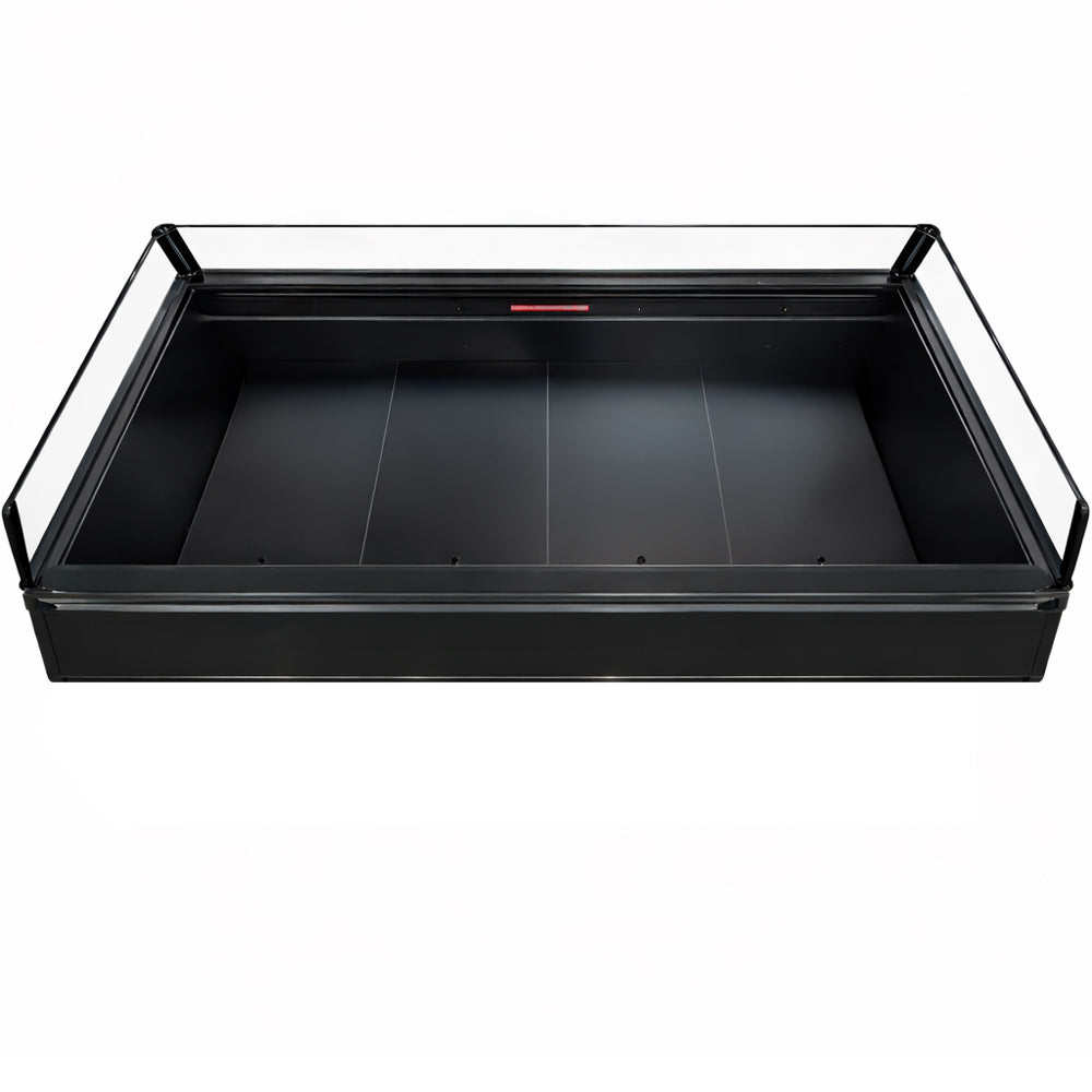Coldline ISLAND-DT80 82" Open Air Dual Temperature Refrigerator and Freezer Island Merchandiser