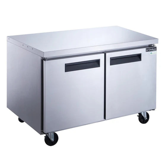 Dukers DUC36F 2-Door Undercounter Freezer in Stainless Steel