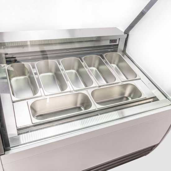 Prepline Stainless Steel Gelato Pan - 5 Liter