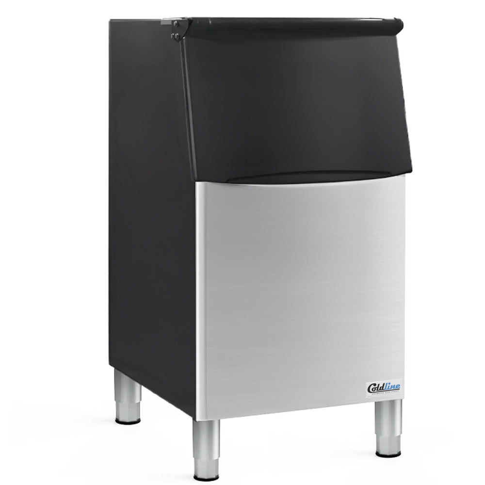 Coldline EIC350BIN ice storage bin, angled front view