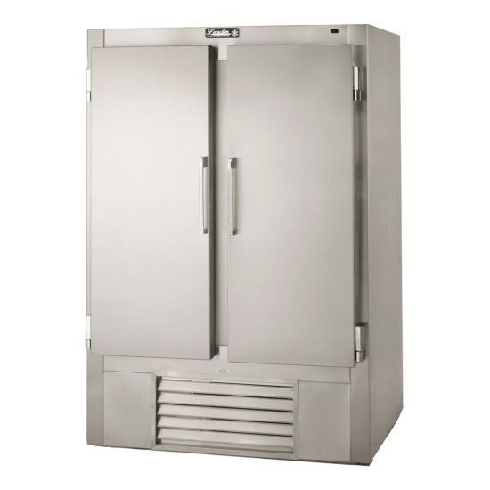 Leader NFR48 48" Stainless Steel Reach-In Freezer, 2 Solid Door