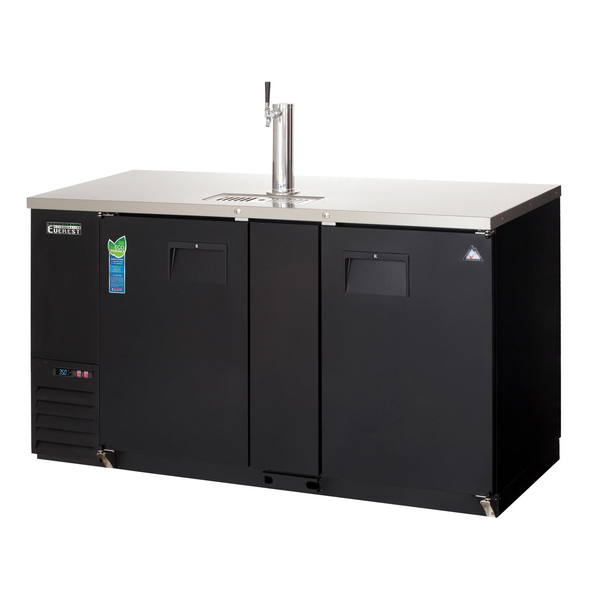 Everest EBD3-BB-24 68" Back Bar & Direct Draw Keg Refrigerator Combo