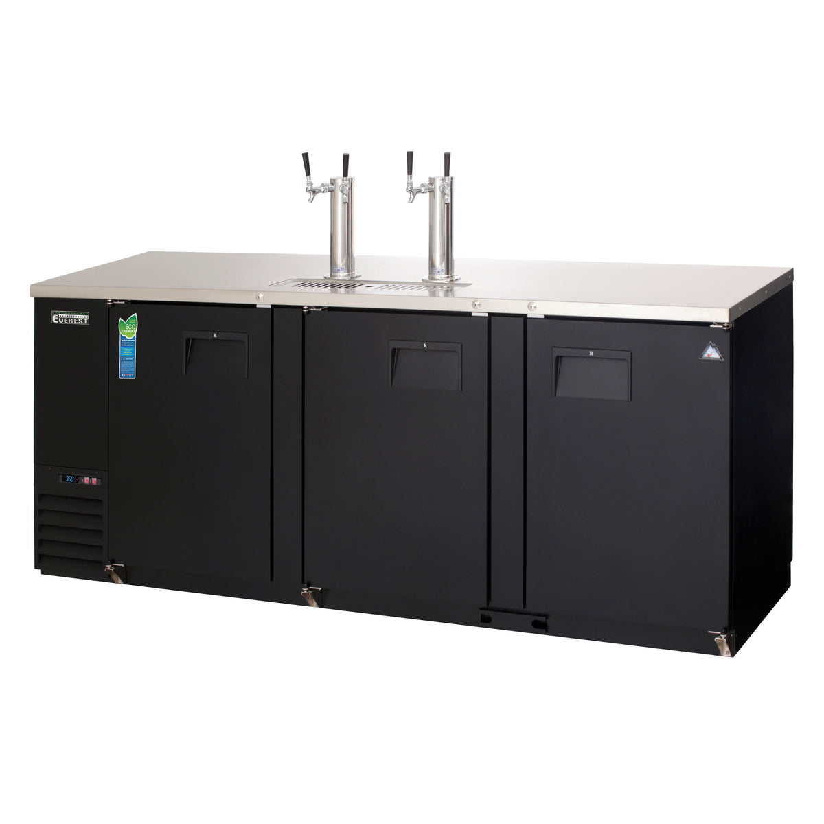 Everest EBD4-24 89" Direct Draw Keg Refrigerator, 4 Keg