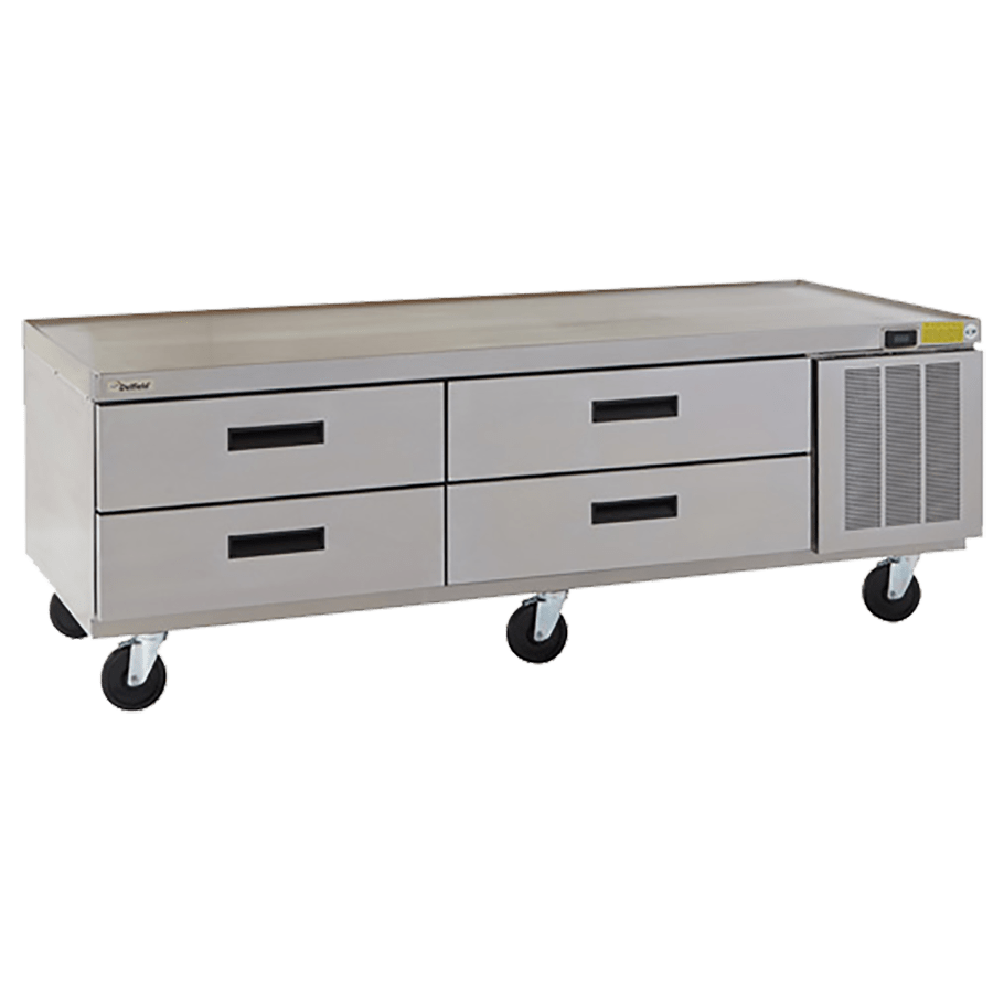 Delfield F2978CP 78.25-Inch Refrigerated Chef Base β 4 drawers