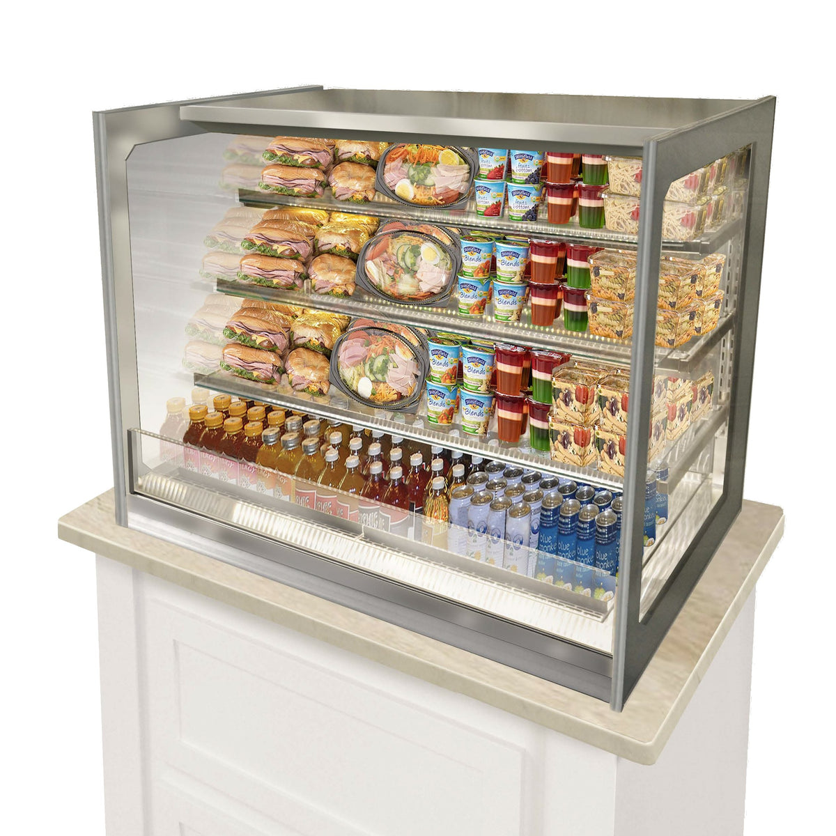Federal Industries ITRSS4826 48" Drop In Flat Refrigerated Deli Display Case
