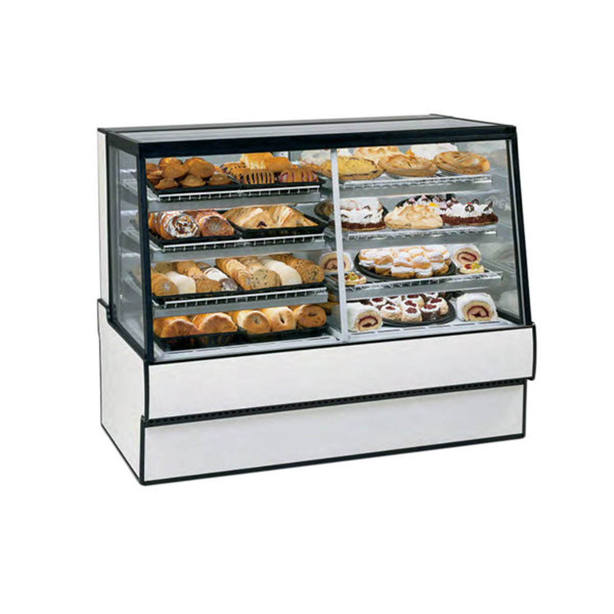 Federal Industries SGR7748DZ 77" High Volume Vertical Dry / Refrigerated Bakery Case