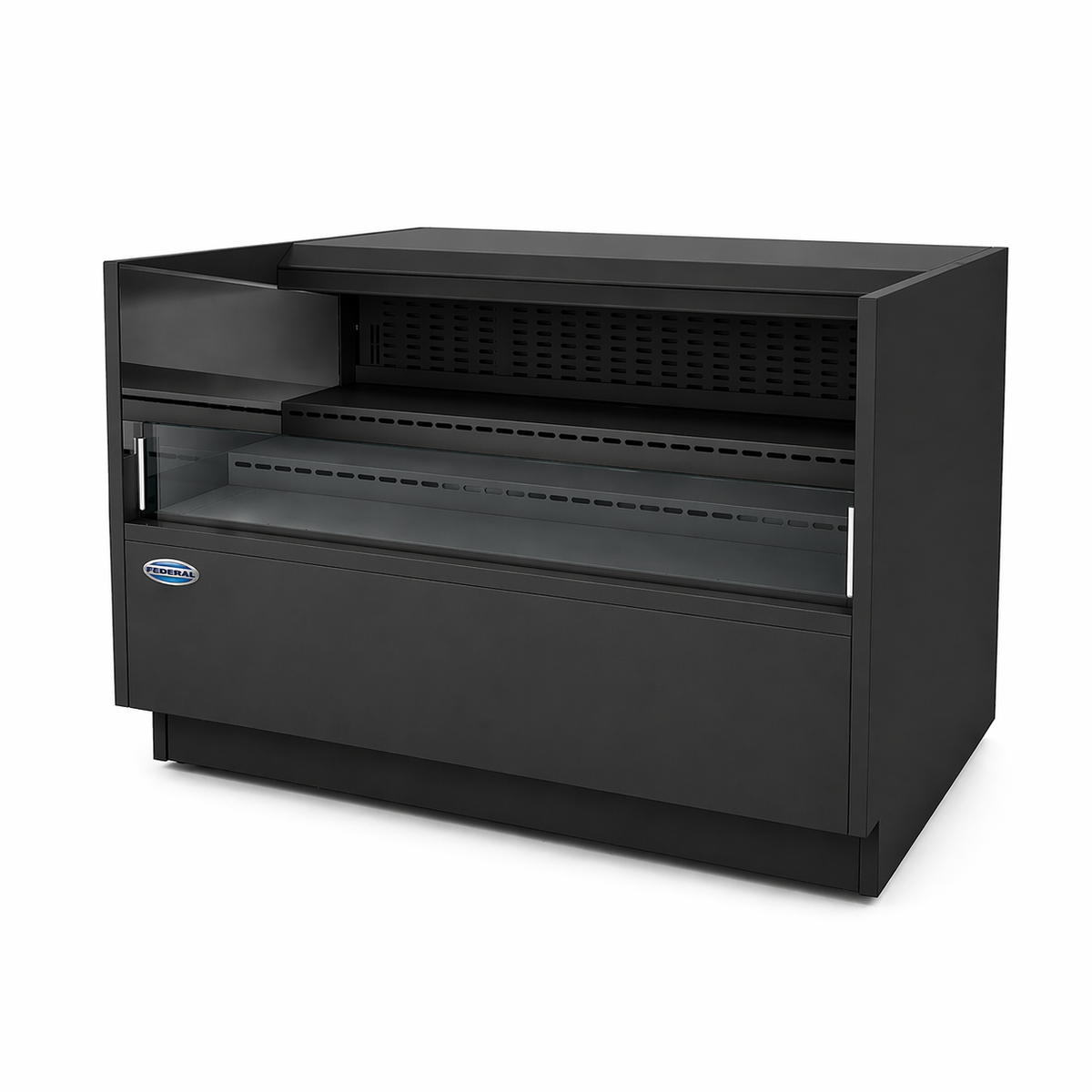 Federal Industries UCR4833S-QS Display Case, 47.7"W x 34"D x 32.5"H, Black, LED, R290, NSF‑7 Certified