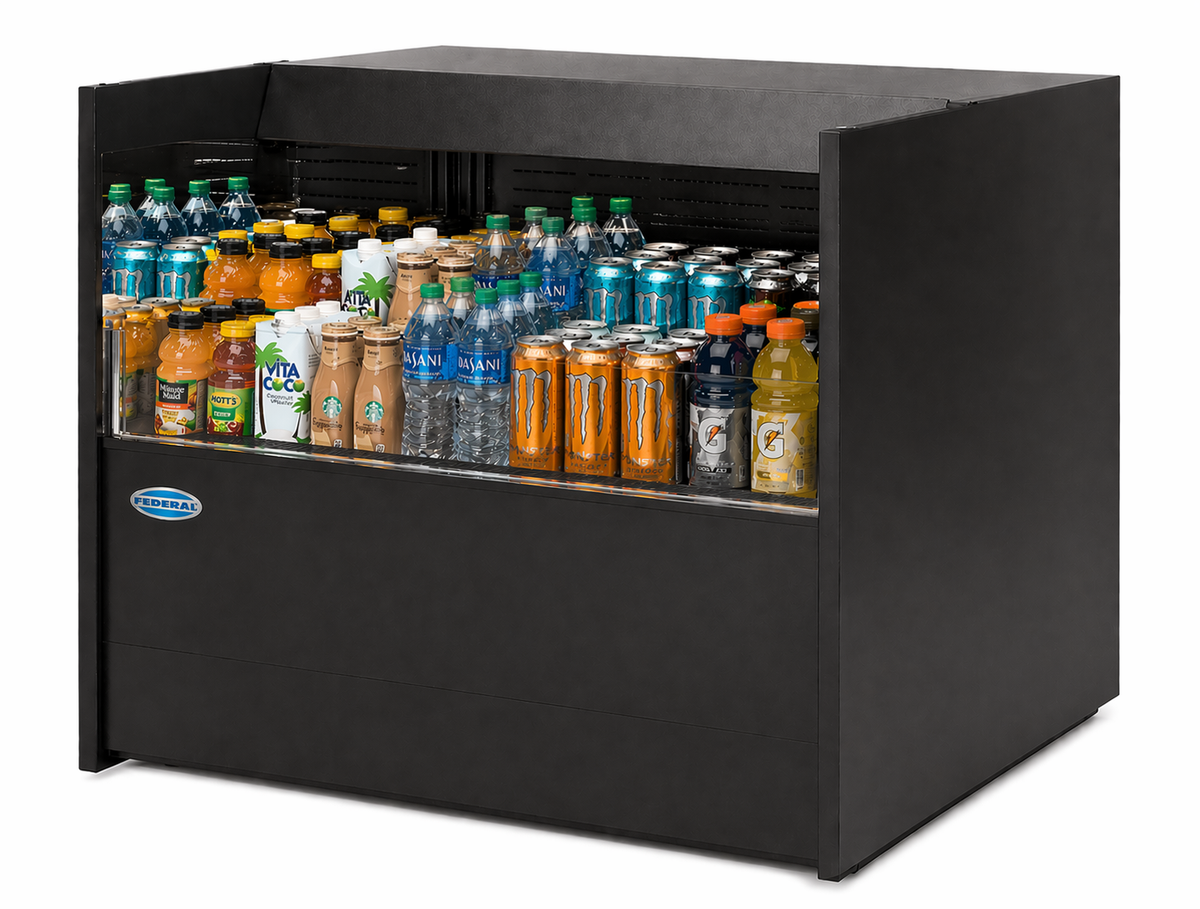 Federal Industries UCRSL3633S-QS Open Refrigerated Display Merchandiser