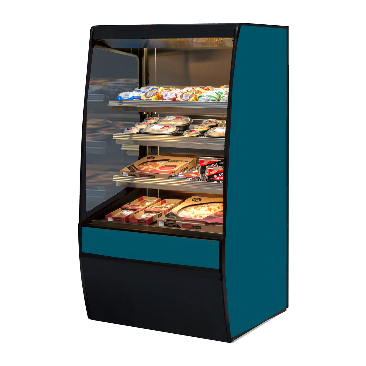 Federal Industries VNSS7260C 71" x 33" x 60" Non‑Refrigerated Merchandiser, Steel, 3500K LED