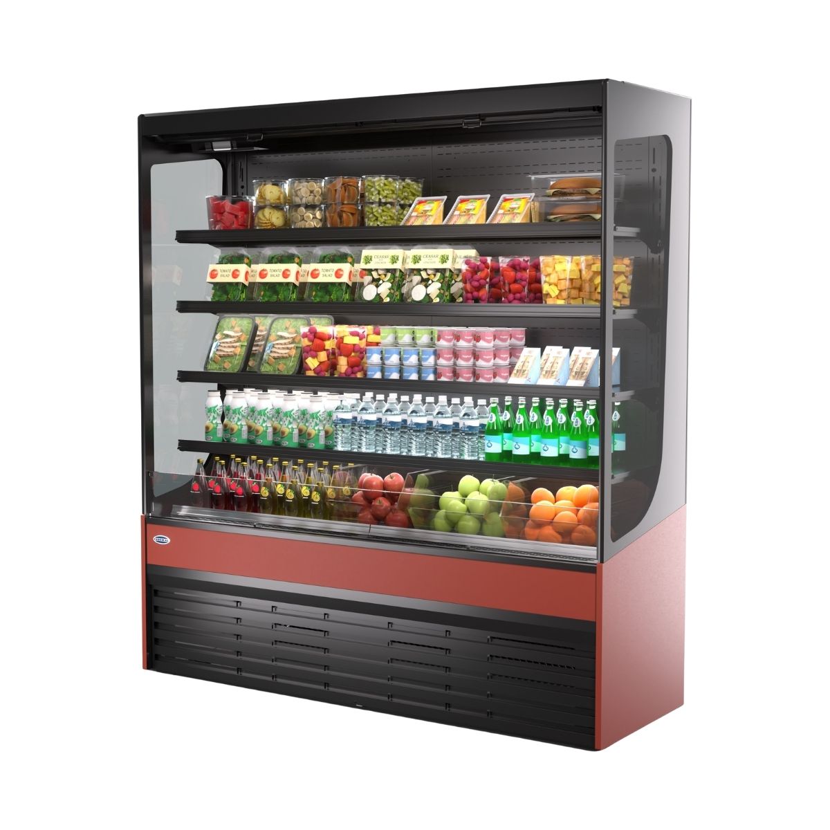 Federal Industries VRSL7278S 71" Refrigerated Slim-Line Self-Serve High Profile Display Case