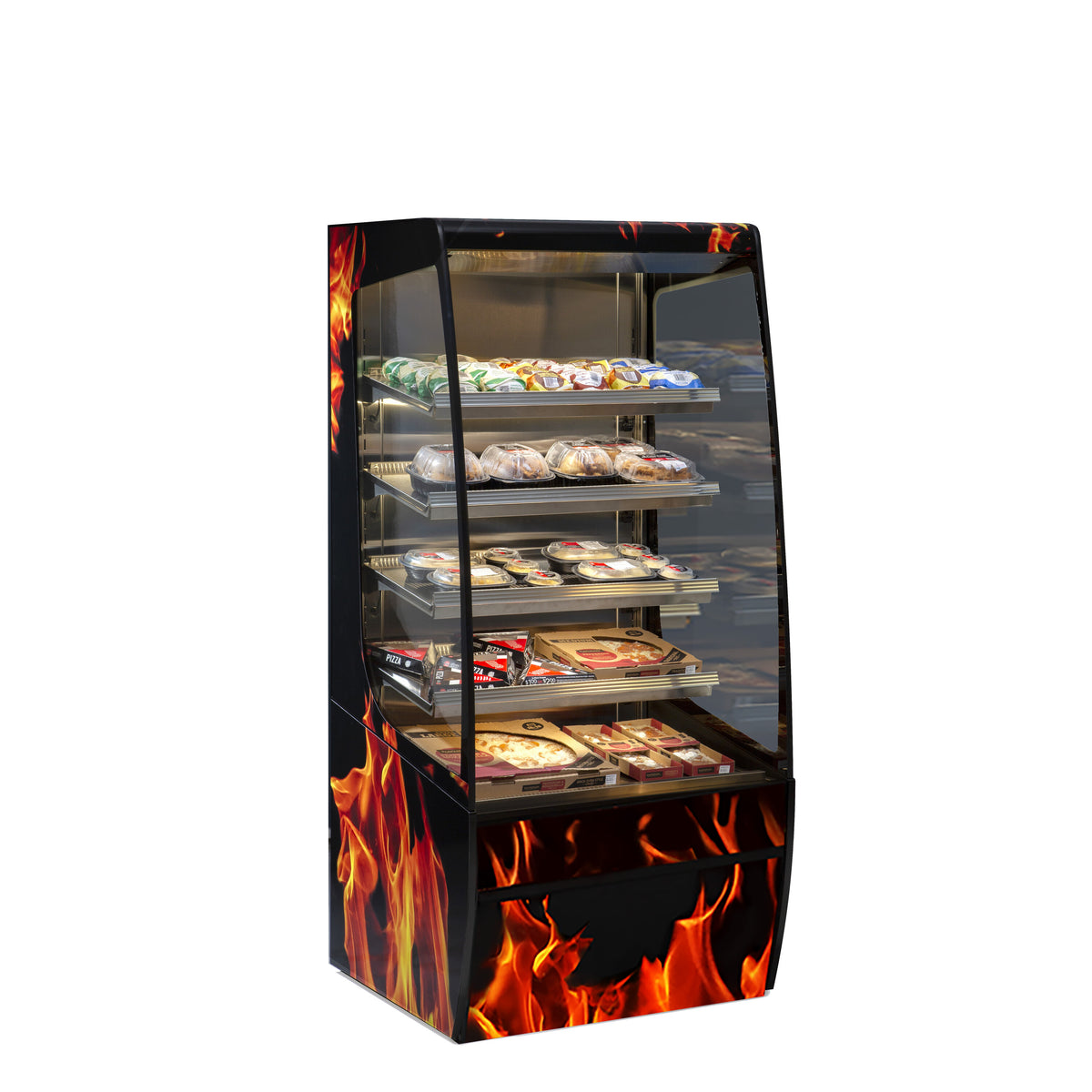 Federal Industries VHSS4878C 47 1/4" 0-Glass Door Display Case, 70 cu ft, Top, 4 Shelves