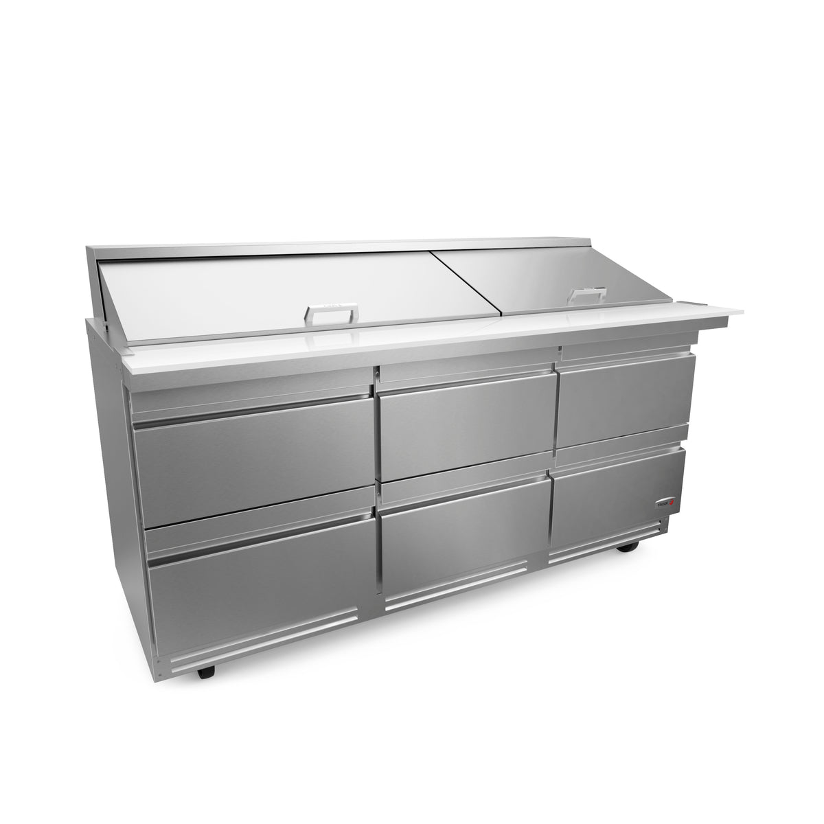 Fagor Refrigeration FMT-72-30-D6-N 72" Mega Top Sandwich Prep Table w/ 6 Drawers, 30 Pans