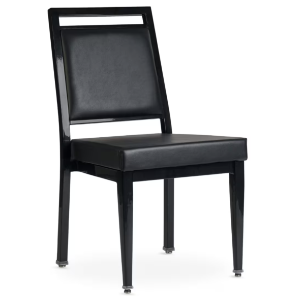 G & A 2752-ST-CU Atticus Banquet Chair, Stacks 5 High, Upholstered Seat & Back, 18 Gauge Steel