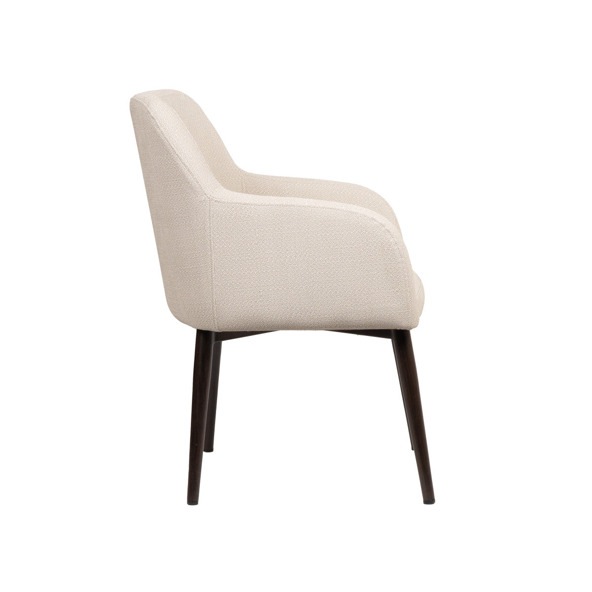 G & A 2813 Delray Banquet Arm Chair, Upholstered Square Back & Seat, 12 Gauge Aluminum