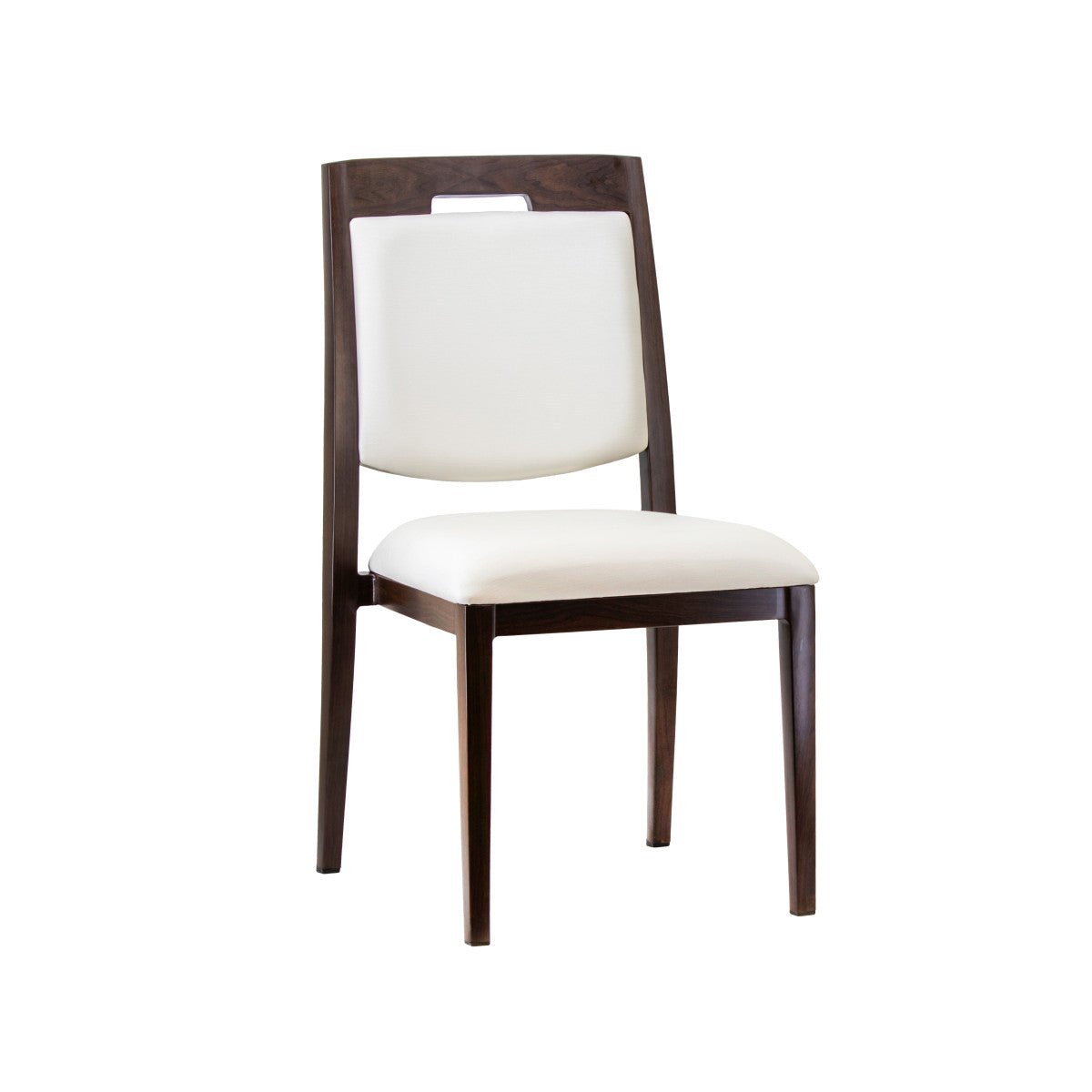 G & A 2852 Kinsley Stackable Banquet Chair, Upholstered Back & Seat, 12 Gauge Aluminum