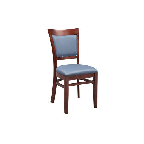 G & A 4610 Mirage Side Chair, Upholstered Back & Seat, European Beechwood Frame