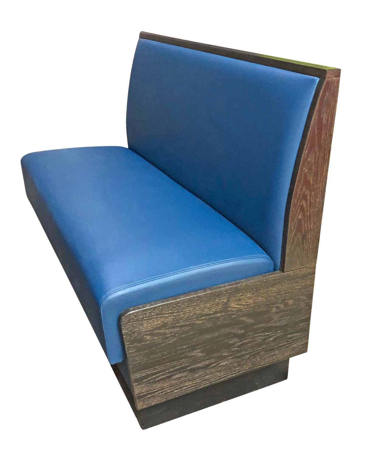 G & A DYLAN-D-42 Double Plain Back Booth, Upholstered Back & Seat, Wood Frame, 42"H, Sold per Foot