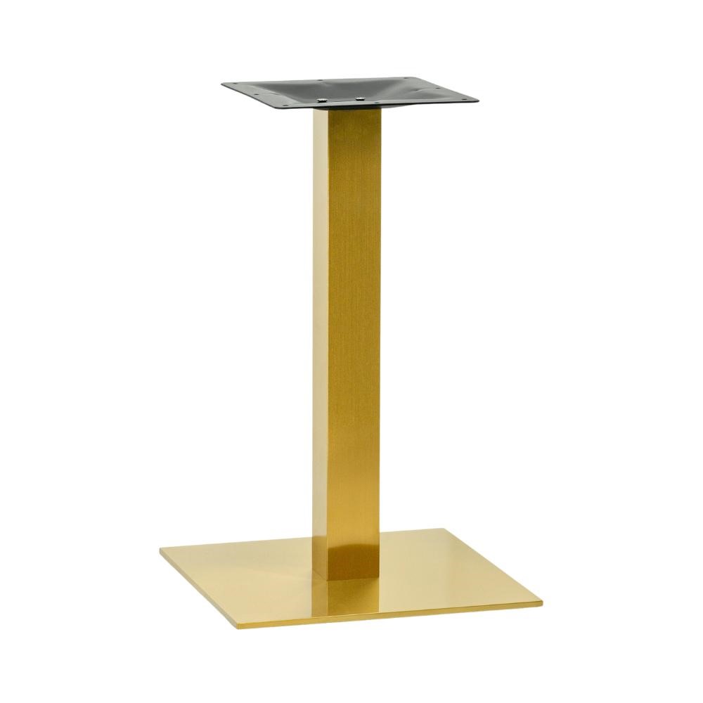 G & A GD2424 GD Series Table Base, 24x24 Spread, Dining Height, Steel, Gold Powder Coat Finish