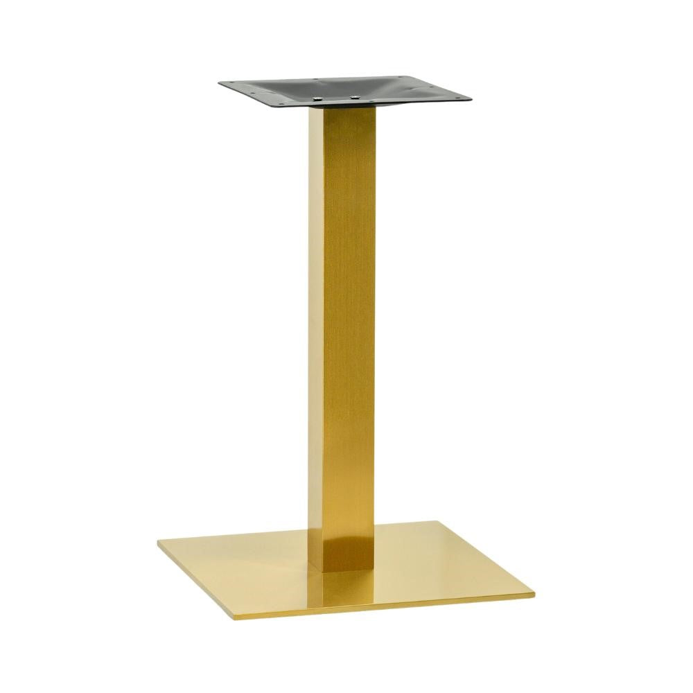 G & A GDH2424 GD Series 24x24 Bar Height Steel Table Base, Gold Powder Coat Finish