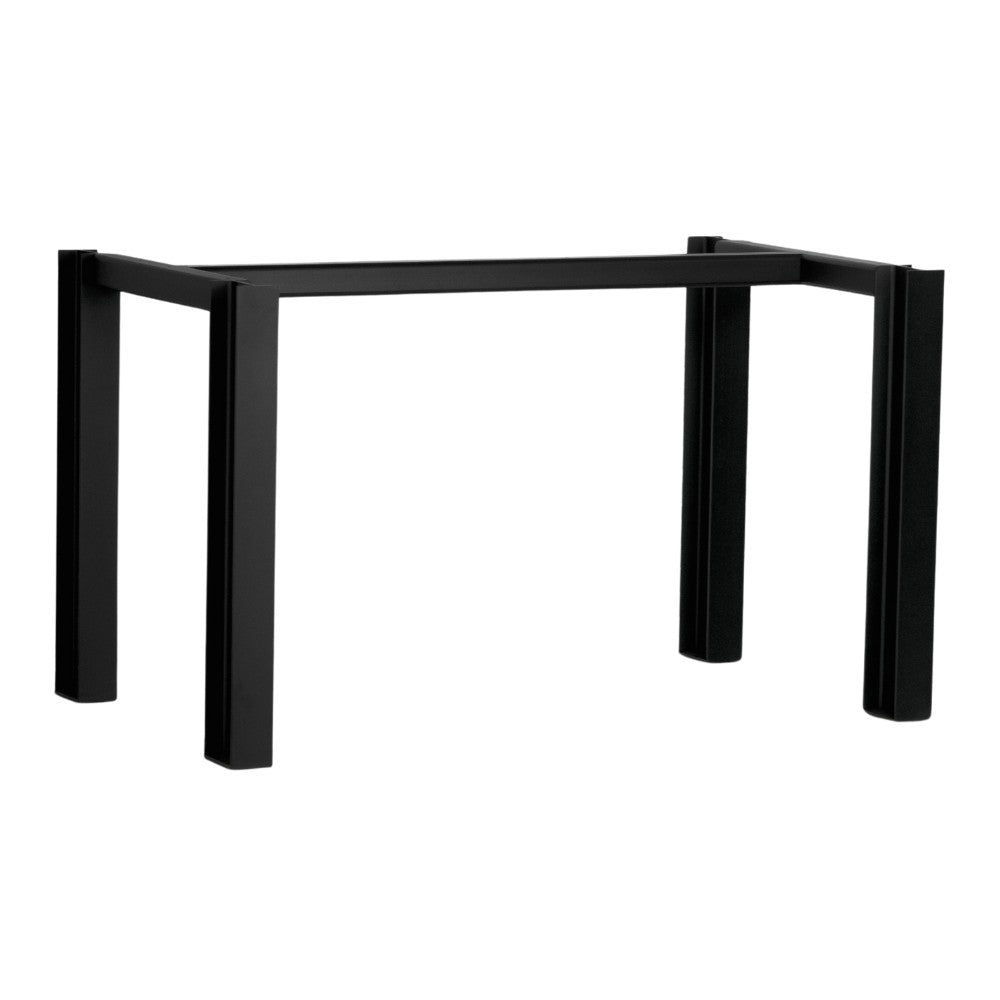 G & A LSSH48 Bar Height Steel Table Base, 29.5x47.5, Black Powder Coat Finish