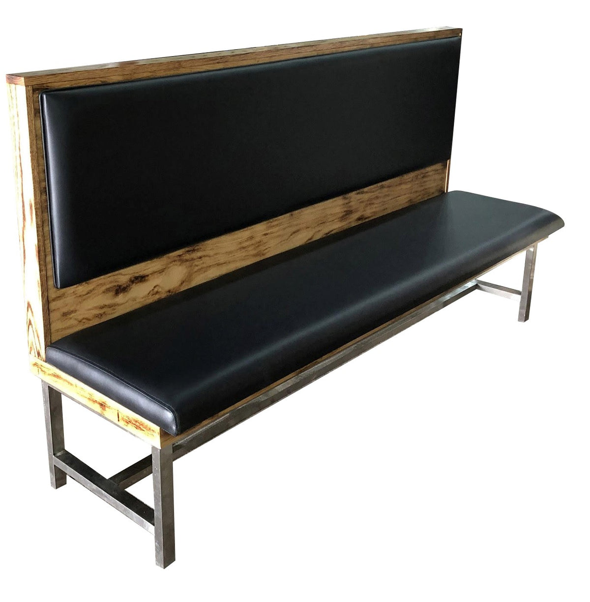 G & A NOVAC-1/4-48 1/4 Circle Upholstered Booth, Wood Frame, 48H, COM/Esprit Vinyl, Sold per Foot