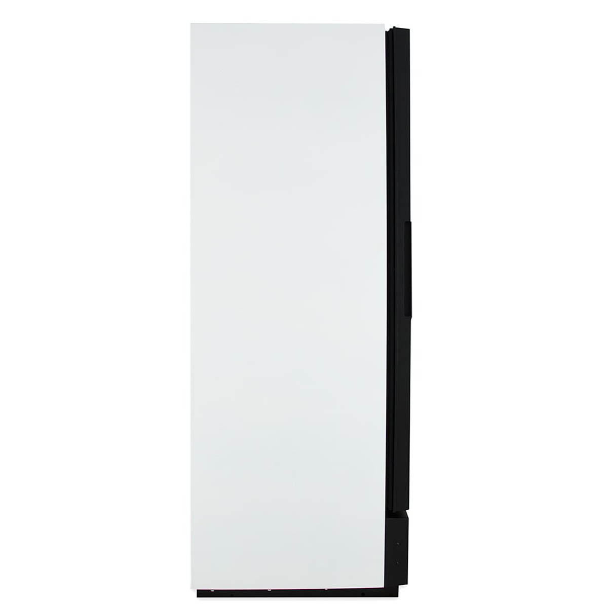 True GDM-12-HC~TSL01 glass door merchandiser, white exterior, side view