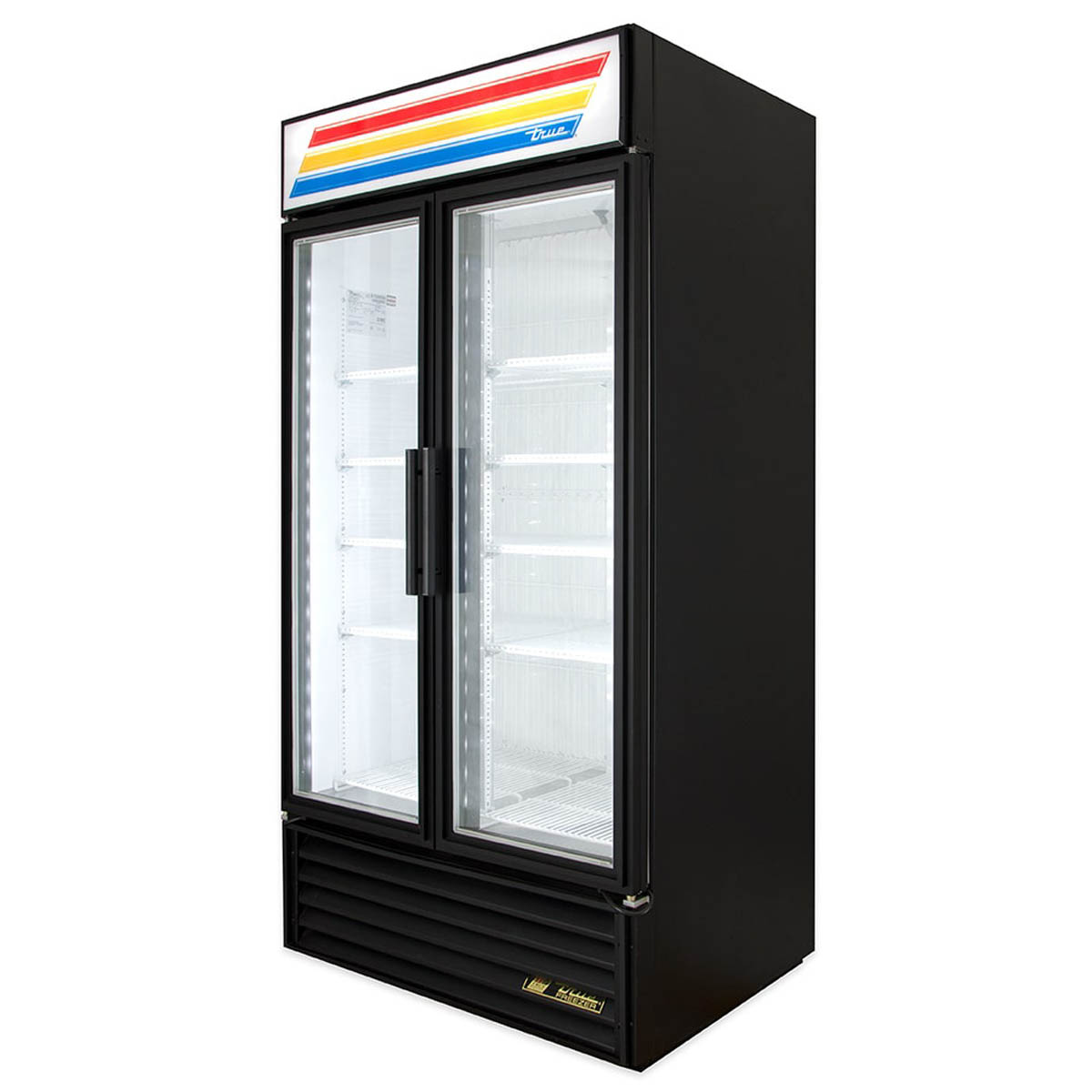 True GDM-35F-HC~TSL01 True GDM-35F~TSL01 39" 2 Glass Swing Door Merchandiser Freezer in White