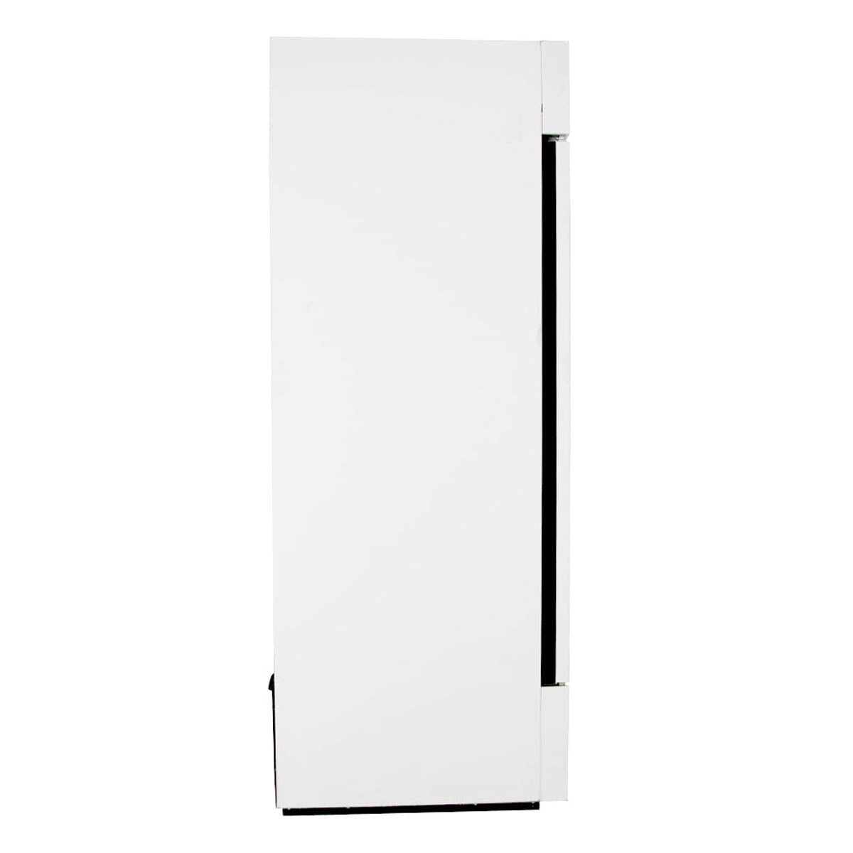 True GDM-49F-HC~TSL01 2-door glass door freezer, white exterior, side view