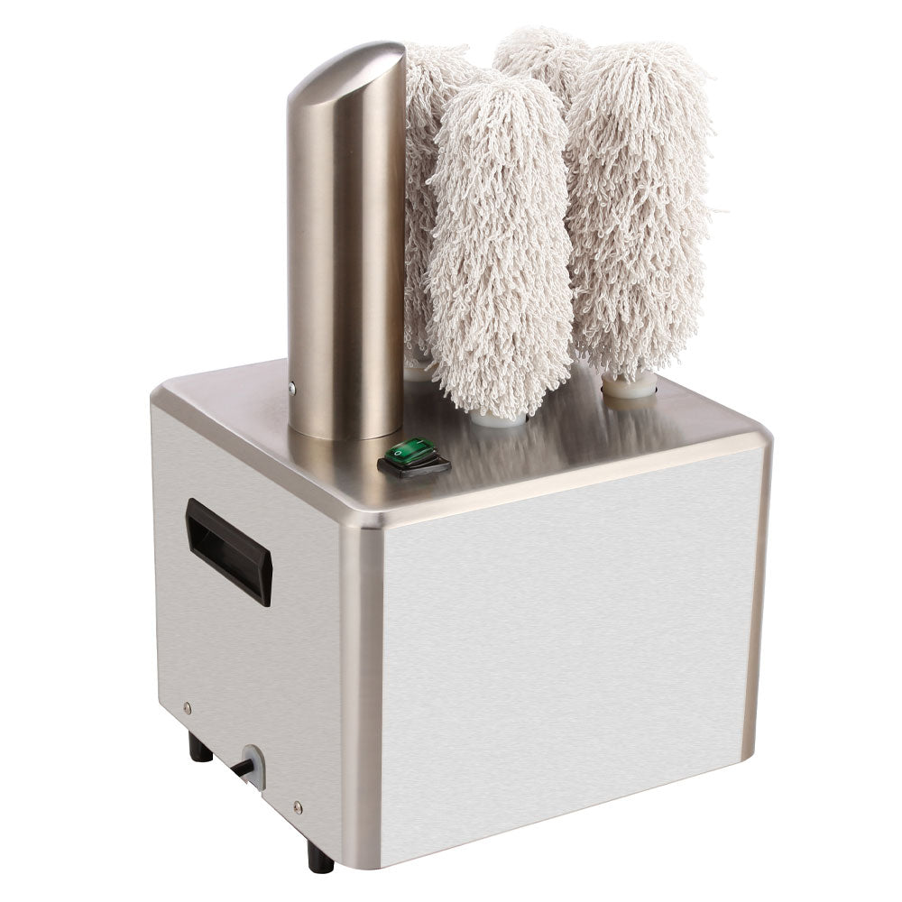 Prepline GP-5B 5-brush electric glass polisher, angle view