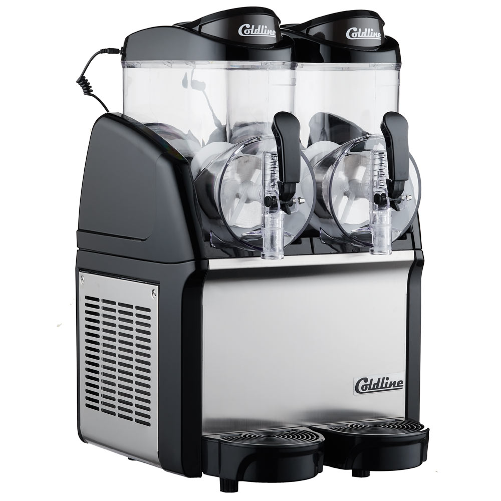Coldline GRANITA-2N granita slush machine, angled front view