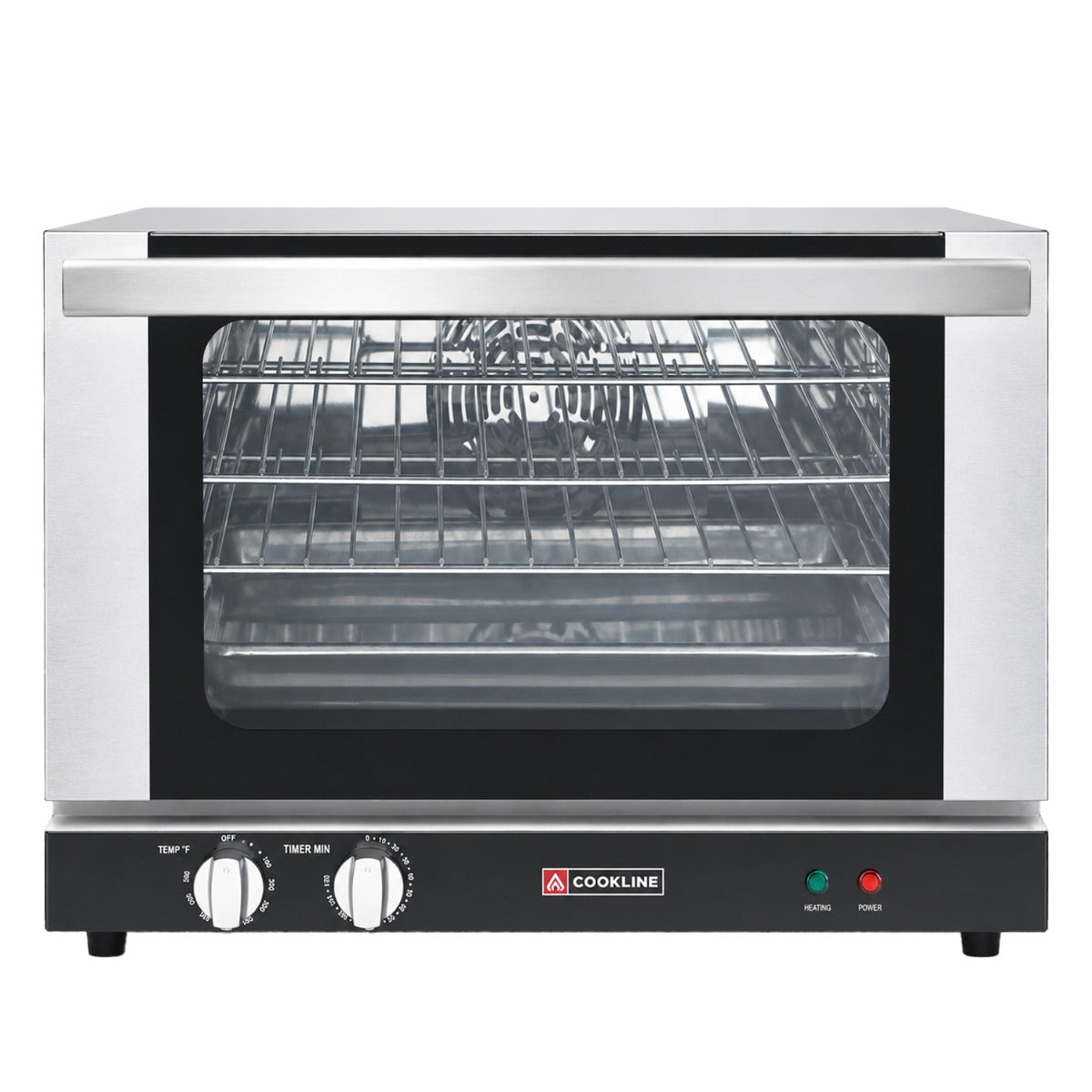 Cookline HCVE-16-120 half size countertop convection oven, front view