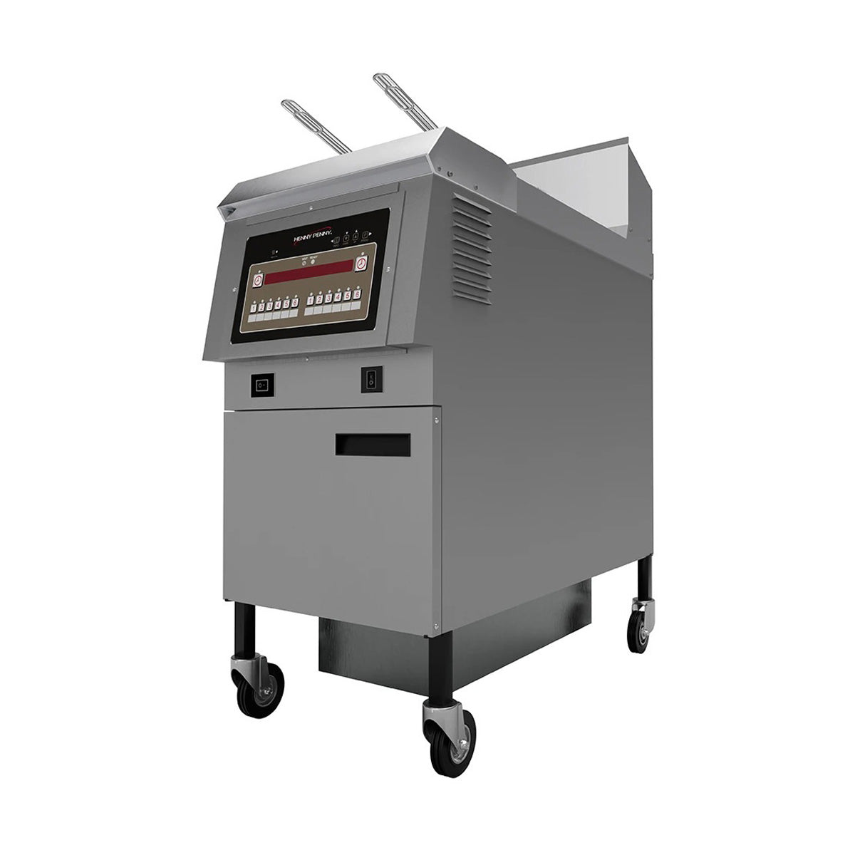 Henny Penny OFE321.03 1-well electric open fryer, front angle view