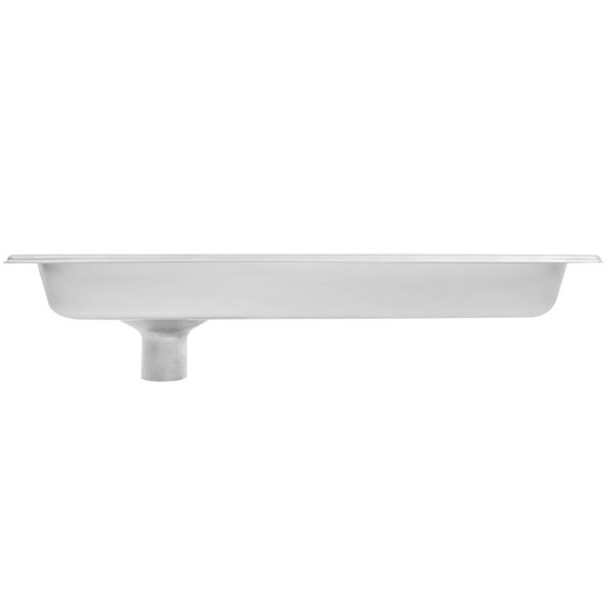 Hobart 12/22PN-SST Rectangular Grind Pan, 19.5" x 11.5" x 2.5", Stainless Steel, Hub #12/22